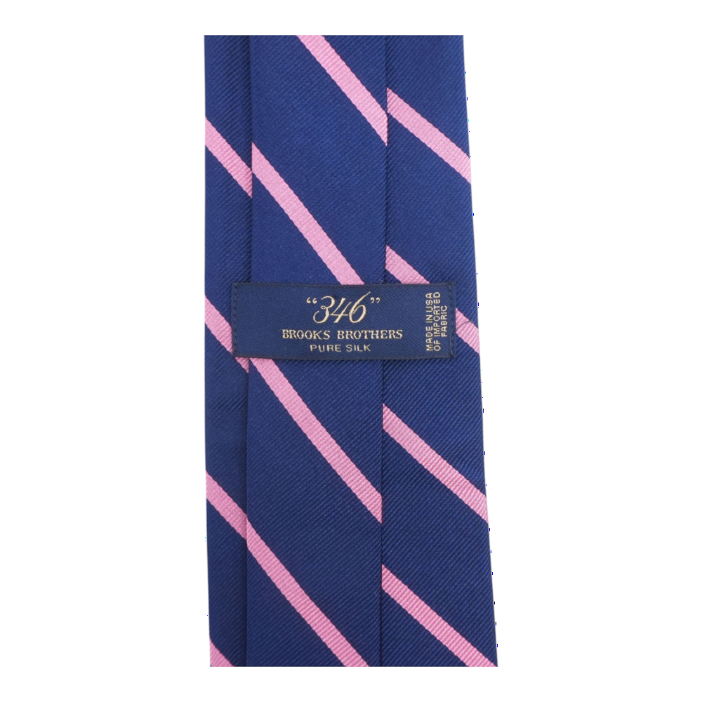 Navy Striped Neck Tie