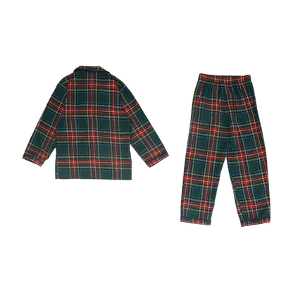 Multi Plaid Pajama Set