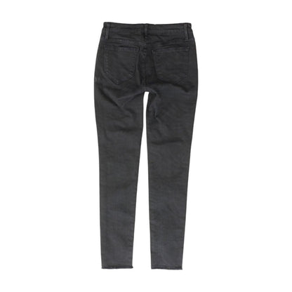 Navy Animal Print High Rise Skinny Leg Jeans