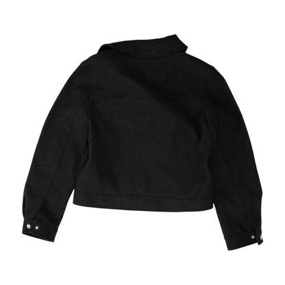 Gray Solid Jacket