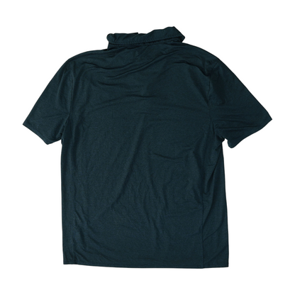 Navy Solid Short Sleeve Polo