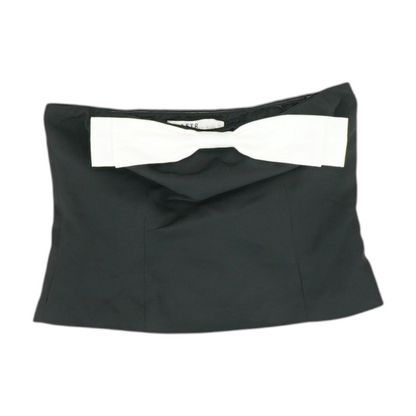 Black Cropped Blouse