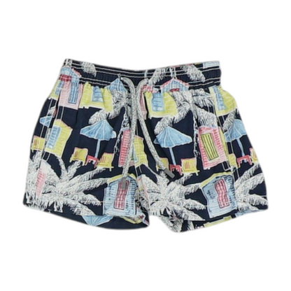 Navy Print Swim Bottom