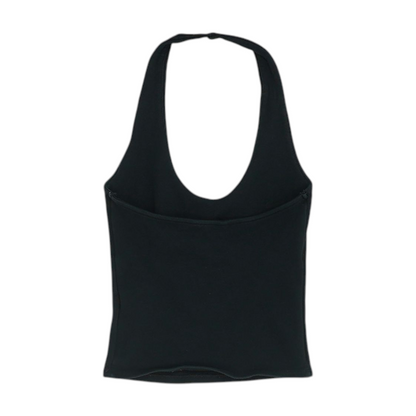 Black Cropped Blouse