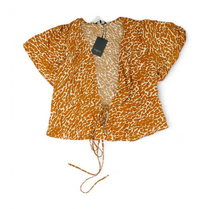 Rust Misc Short Sleeve Blouse