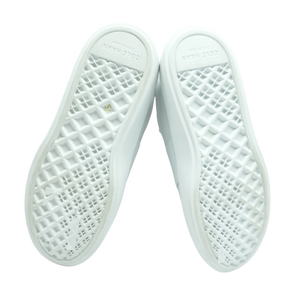 White Low-Top Athletic Shoes