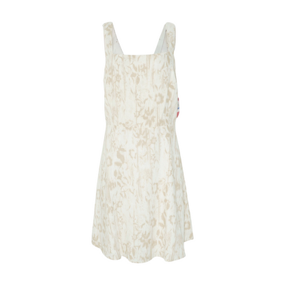 White Print Midi Dress