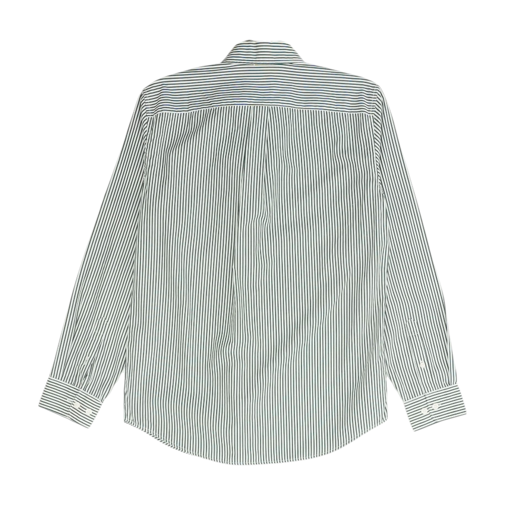 Gap White Striped Long Sleeve Button Down – Image 2