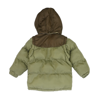 Olive Color Block Jacket