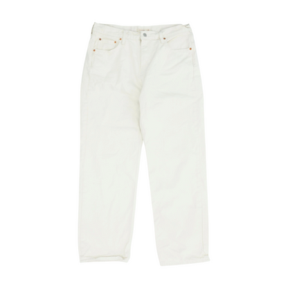 Beige Straight Jeans