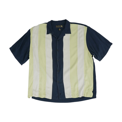 Multi Striped Short Sleeve Button Down