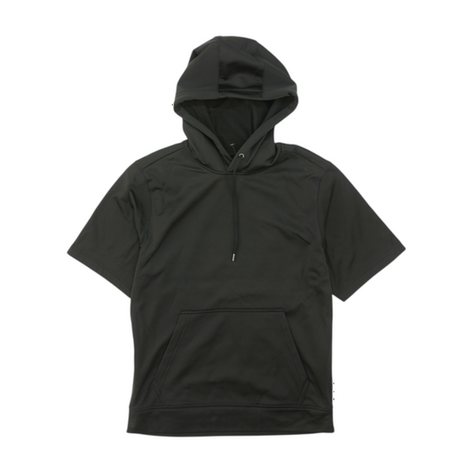 Black Solid Hoodie Pullover