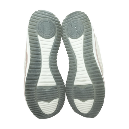 Beige Low-Top Athletic Shoes