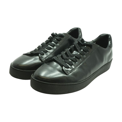 Black Leather Lace Up Casual Shoes