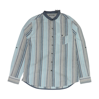 Multi Striped Long Sleeve Button Down
