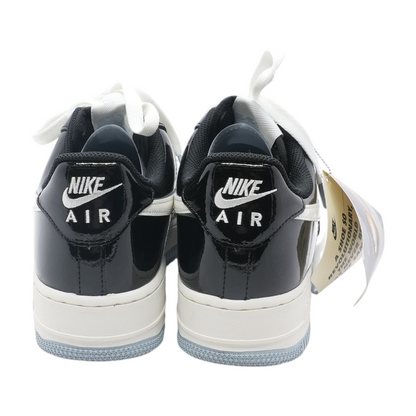 Air Force 1 Low '07 LV8 Black Iron Grey Patent Low-Top Athletic Shoes