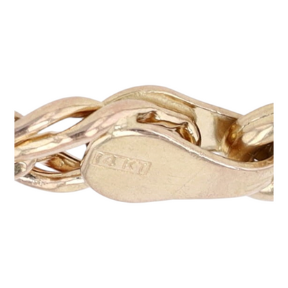 14K Yellow Gold Chain Bracelet