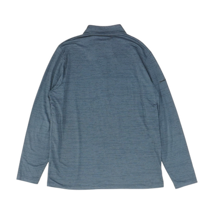 Navy Striped 1/4 Zip Pullover