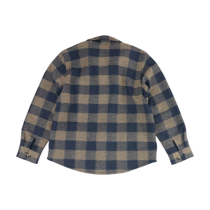 Navy Check Jacket