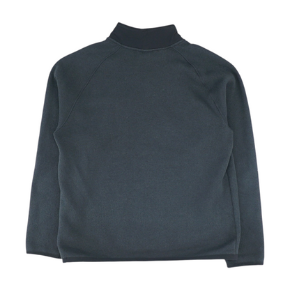 Charcoal Solid 1/4 Zip Pullover