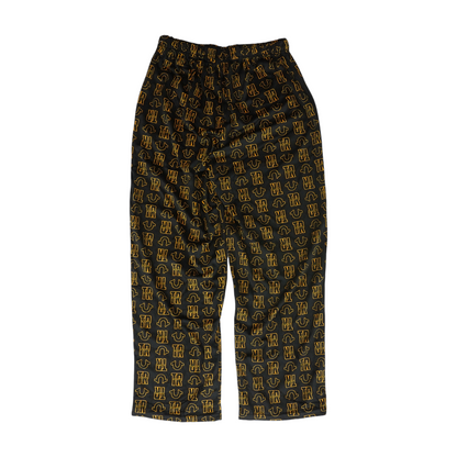 Black Print Pajama Bottom