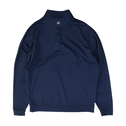 Navy Solid 1/4 Zip Pullover