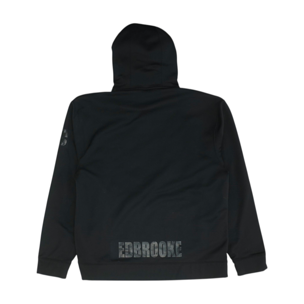 Black Solid Hoodie Pullover