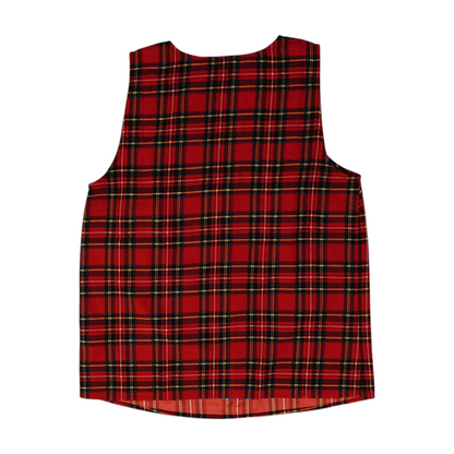 Red Plaid Blouse