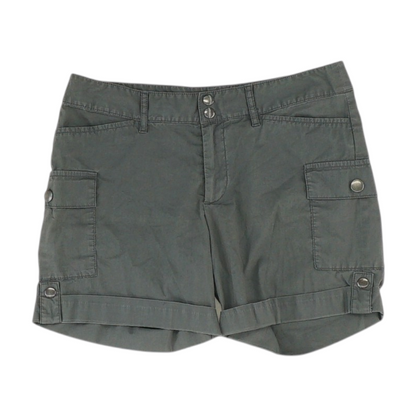 Gray Solid 5-Pocket Shorts