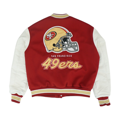 Red San Francisco 49ers Color Block Jacket