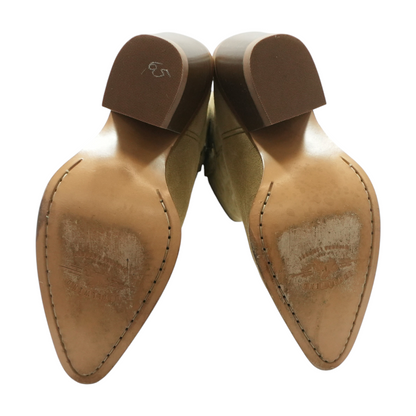 Beige Western Boots