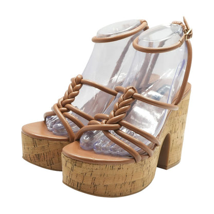 Brown Platform Heels