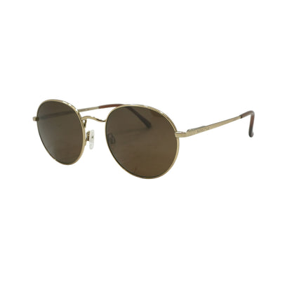 Gold Bridge City Round Sunglasses
