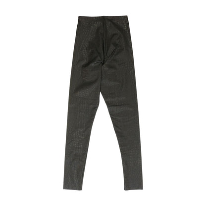 Black Solid Pants