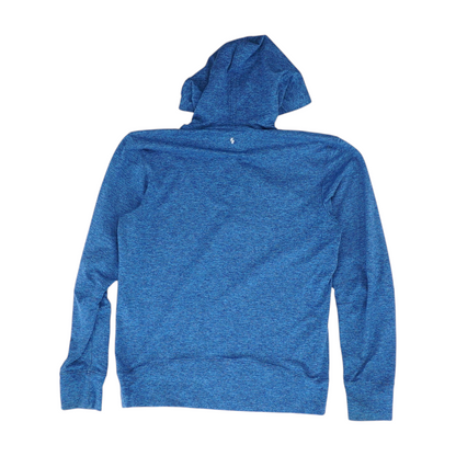Blue Solid 1/4 Zip Pullover