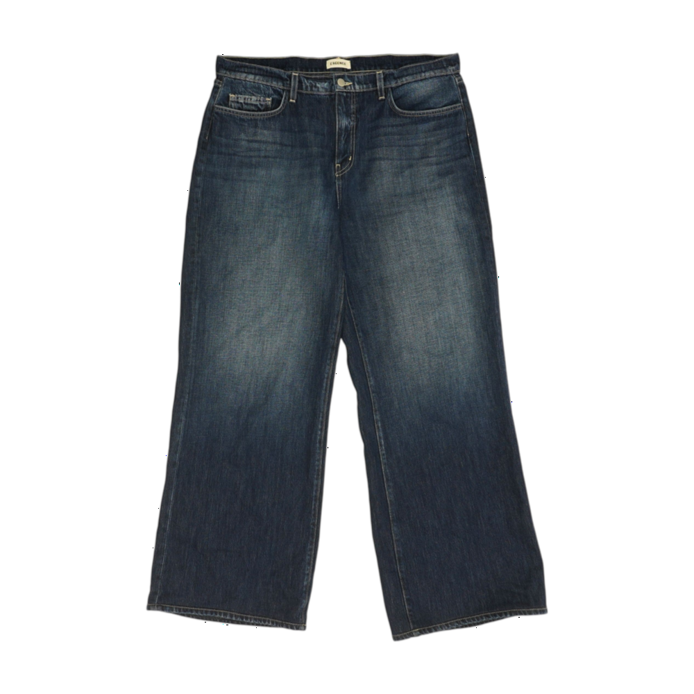 Blue Wide Leg Jeans