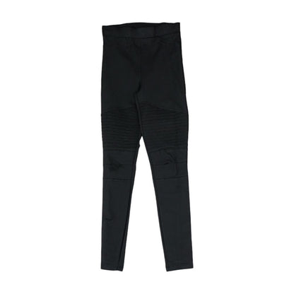 Black Solid Pants