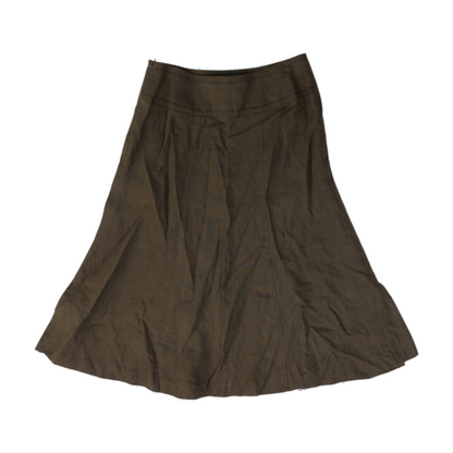 Brown Midi Skirt