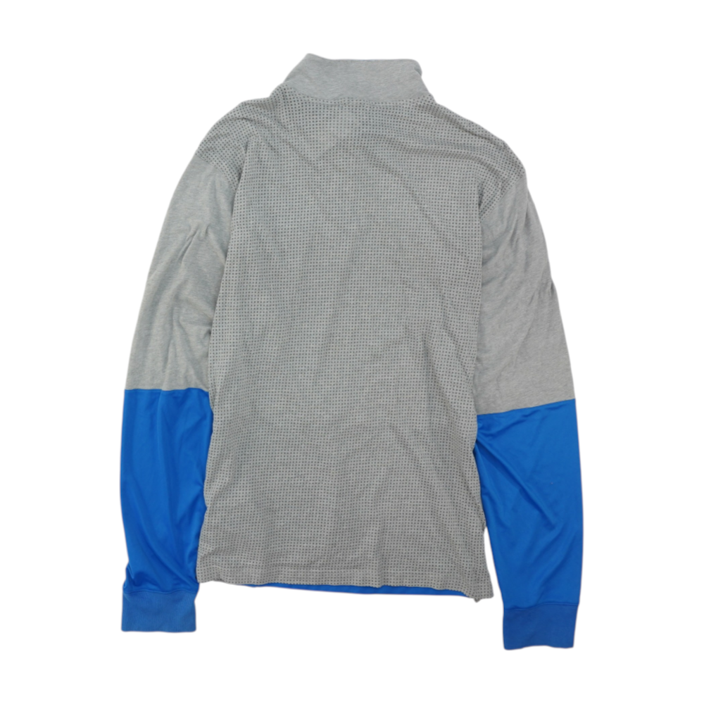 Gray UCLA Solid 1/4 Zip Pullover