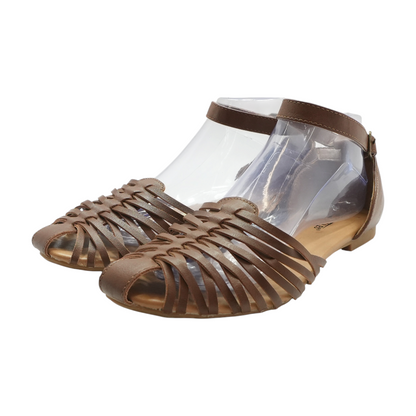 Brown Flat Sandals