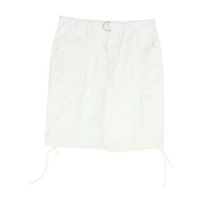 White Cargo Shorts