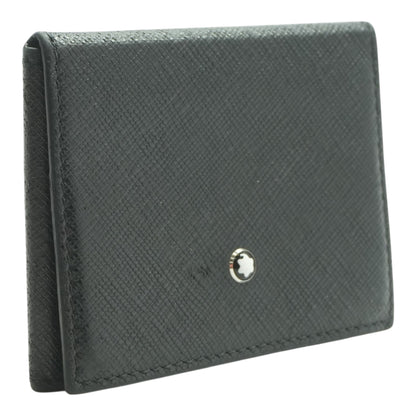 Black Sartorial Trio 4CC Leather Card Holder