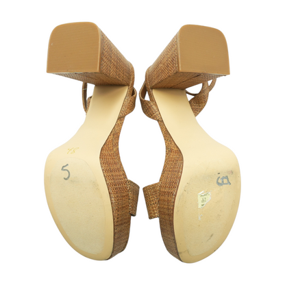 Brown Block Heels
