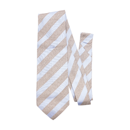 Gray Striped Neck Tie