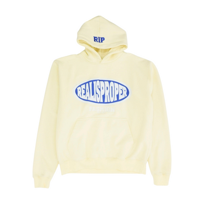 Yellow Solid Hoodie Pullover