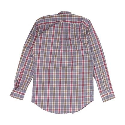 Multi Plaid Long Sleeve Button Down