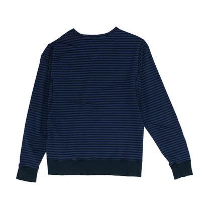 Purple Striped Sweatshirt Pullover