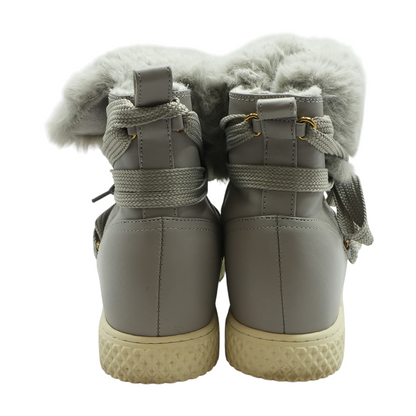 Gray Winter Boots