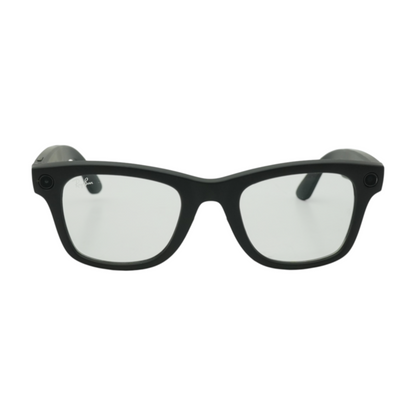 Black Wayfarer Smart Glasses