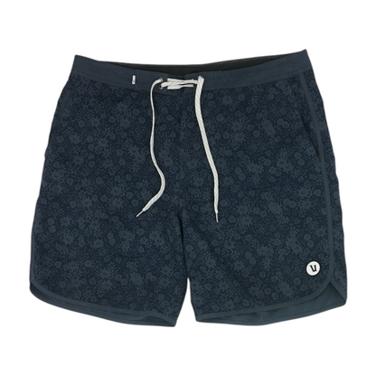 Navy Print Swim Bottom
